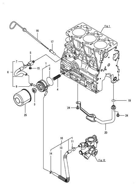 LUB. OIL SYSTEM (3TNV80FT-ZMYA)