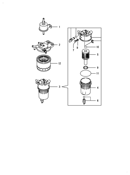 FUEL FILTER (3TNV88F-EPTB3)