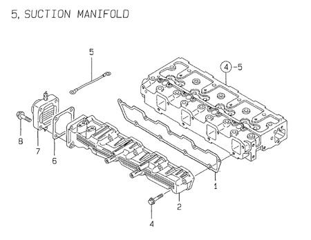 SUCTION MANIFOLD (4TNE94-G1A)