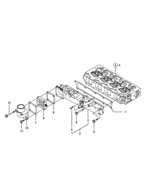 SUCTION MANIFOLD (4TNV98-ZNSA2D) SUCTION MANIFOLD (4TNV98-ZNSA2D)