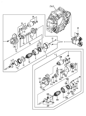 STARTING MOTOR (3TNM68-HGE) STARTING MOTOR (3TNM68-HGE)