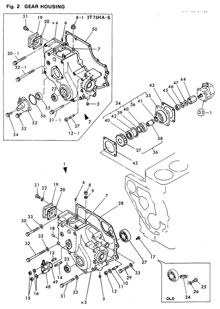 GEAR HOUSING (3T75HA) GEAR HOUSING (3T75HA)
