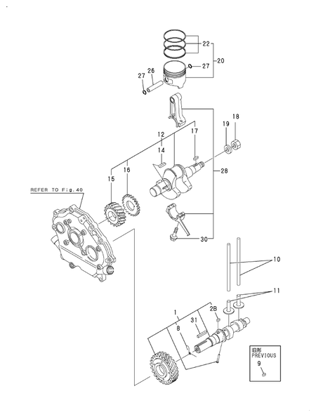 CRANKSHAFT,PISTON & CAMSHAFT (GA340SEHPSK)