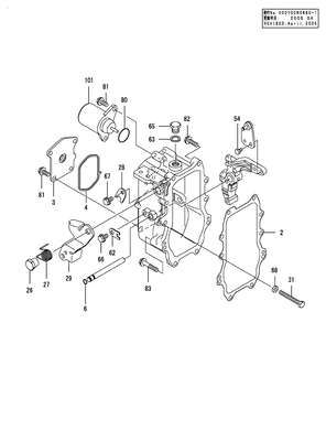 GOVERNOR(INNER PARTS) (4TNV98T-NSA) GOVERNOR(INNER PARTS) (4TNV98T-NSA)