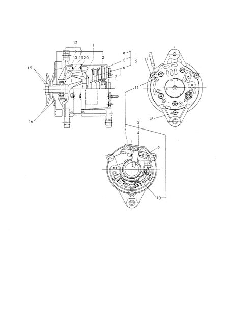 GENERATOR(COMPONENT PARTS) (4T95LE-GB) GENERATOR(COMPONENT PARTS) (4T95LE-GB)