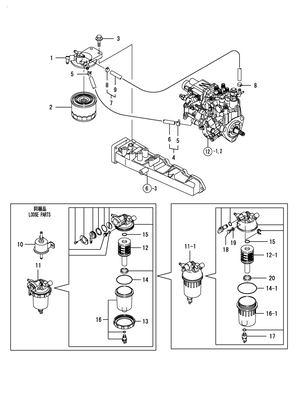 FUEL PIPING (4TNV88-DSA2)