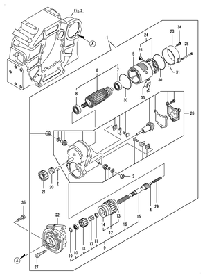 STARTING MOTOR (4TNV88-BLRG1)