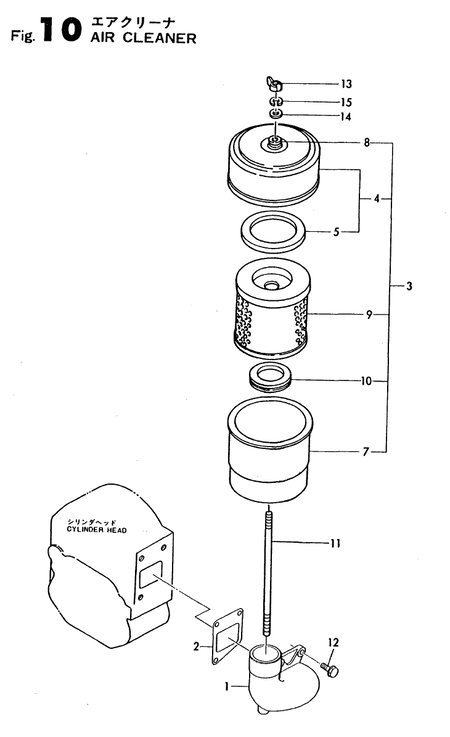 AIR CLEANER (TF155R-DI)
