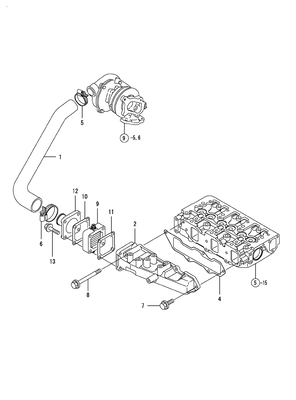 SUCTION MANIFOLD (3TNV84T-KSA)