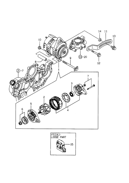GENERATOR (4TNE98-TBZ) GENERATOR (4TNE98-TBZ)