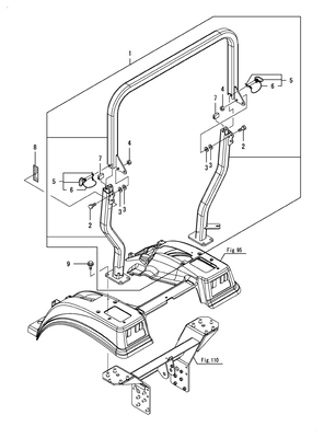 ROPS UPPER (SC2450(YANMAR))