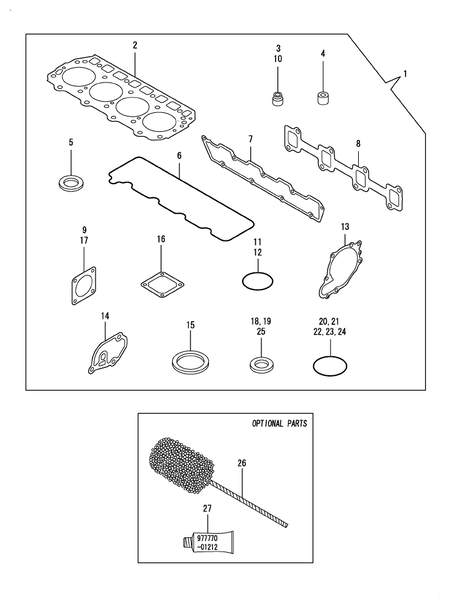 GASKET SET (4TNE94-DBC) GASKET SET (4TNE94-DBC)