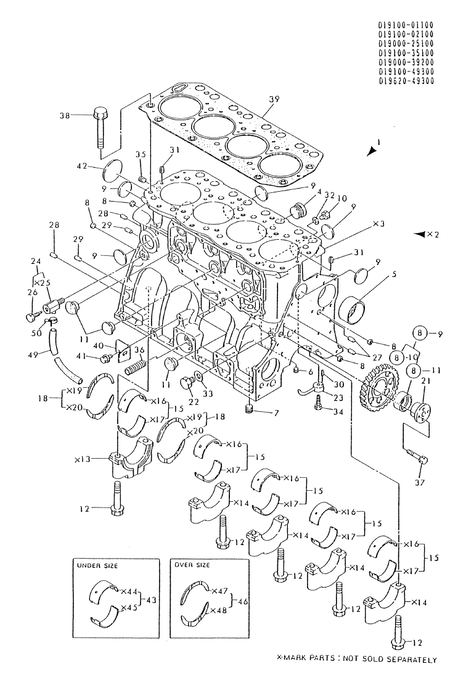 CYLINDER BLOCK (4TN100L-FA)