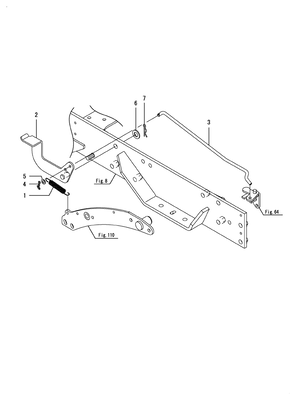 DIFFERENTIAL PEDAL (SC2450(YANMAR))