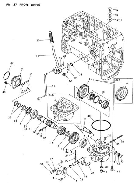 FRONT DRIVE (YM500D) FRONT DRIVE (YM500D)