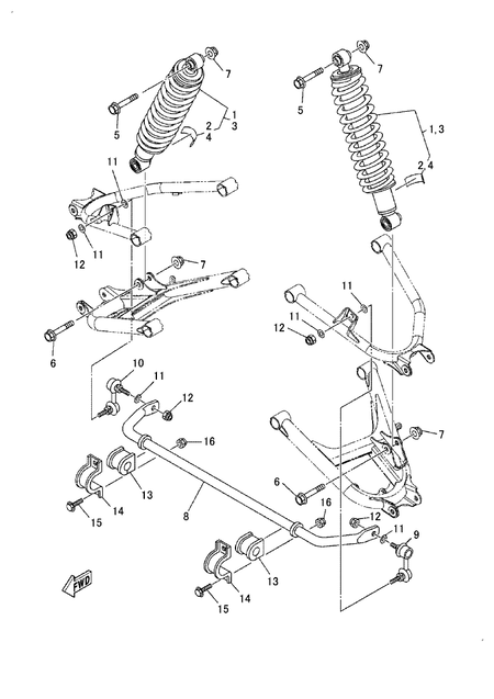 REAR SUSPENSION (YU700GMP) REAR SUSPENSION (YU700GMP)