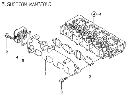 SUCTION MANIFOLD (4TNE84-AF)