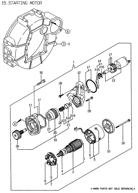STARTING MOTOR (4TNE88-EBE2)
