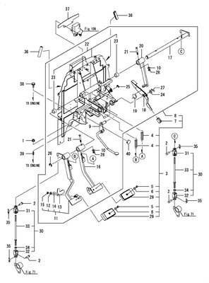 PEDAL (LX4100(YANMAR)) PEDAL (LX4100(YANMAR))