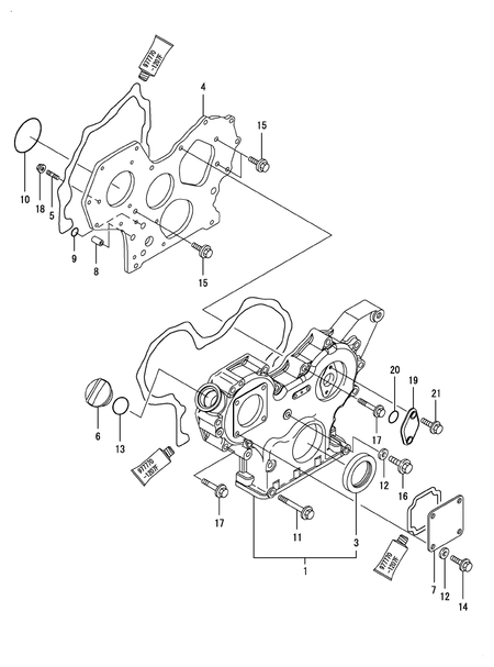 GEAR HOUSING (3TNV88-BGGE)