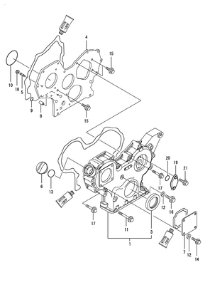 GEAR HOUSING (3TNV88-BGGE) GEAR HOUSING (3TNV88-BGGE)