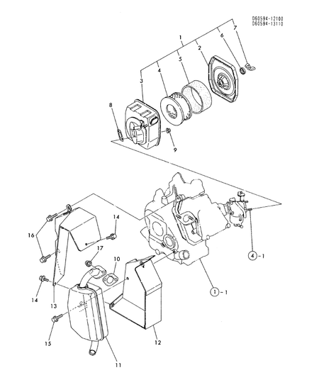 AIR CLEANER & MUFFLER (YES3800)