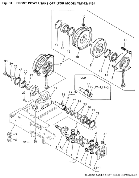 FRONT POWER TAKE OFF (YM122)