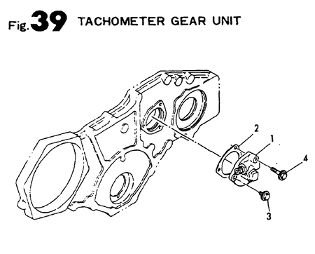 TACHOMETER GEAR UNIT (4T95LTE-SH) TACHOMETER GEAR UNIT (4T95LTE-SH)