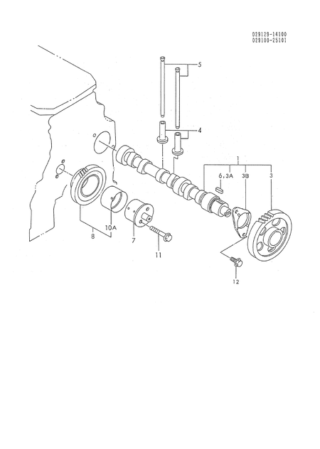 CAMSHAFT & DRIVE GEAR (3TN84TL-RTBZ) CAMSHAFT & DRIVE GEAR (3TN84TL-RTBZ)