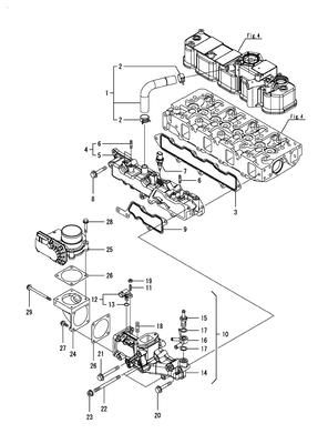 SUCTION MANIFOLD (4TNV88C-DYEM)