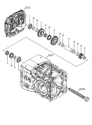 COUNTER SHAFT (YT359Y)