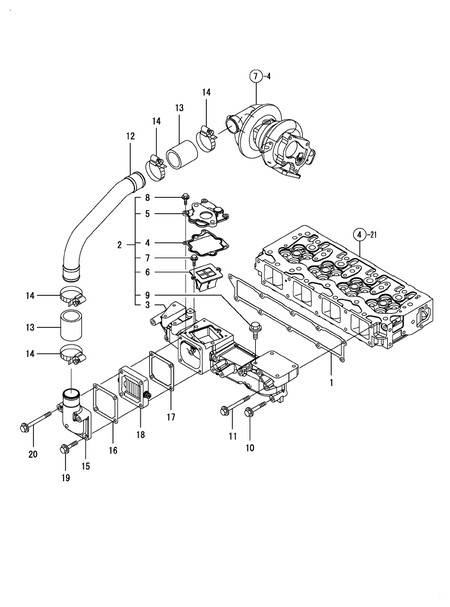 SUCTION MANIFOLD (4TNV98T-ZMRFQ)