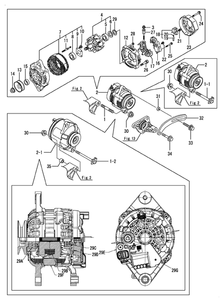 GENERATOR (4TNV86CT-DTR)