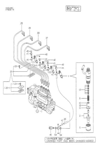 FUEL INJECTION VALVE (4TNE88-YB)