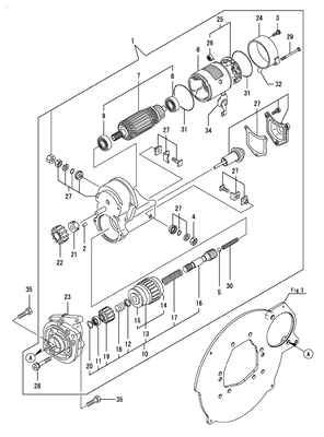 STARTING MOTOR (3TNM72-CUKS)