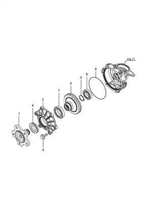 FRONT SPINDLE (SC2400(YANMAR))