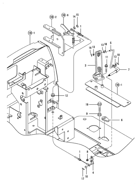 FOOT ACCEL(CAB(ADD.ITEM (T80)