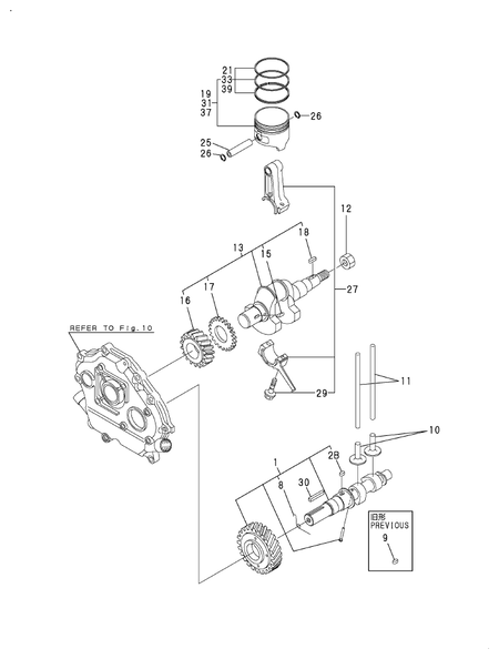 CRANKSHAFT,PISTON & CAMSHAFT (GA340SEHPSK)