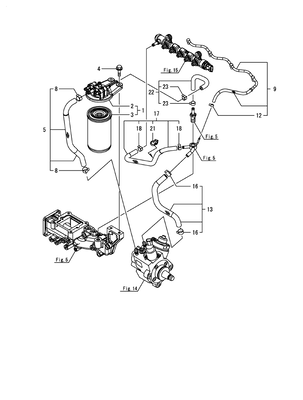 FUEL PIPE (4TNV98CT-NKW) FUEL PIPE (4TNV98CT-NKW)