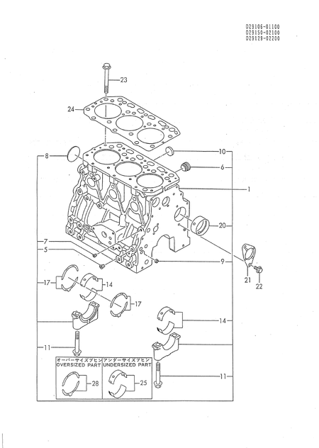 CYLINDER BLOCK (3TN84TL-RTBZ)