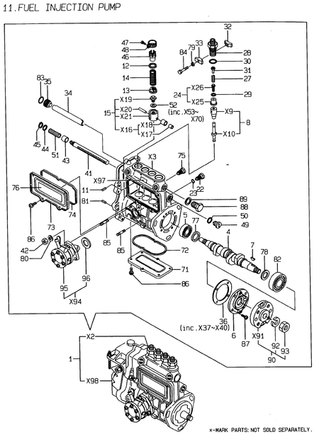 FUEL INJECTION PUMP (4TNE88-EHP) FUEL INJECTION PUMP (4TNE88-EHP)