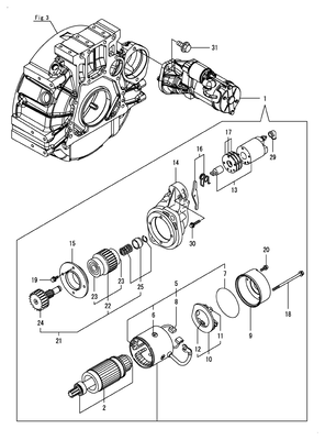 STARTER MOTOR (4TNV98CT-NKW) STARTER MOTOR (4TNV98CT-NKW)