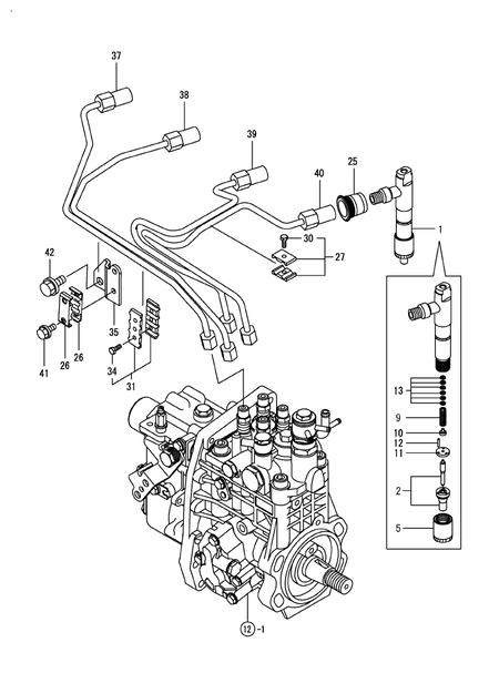 FUEL INJECTION VALVE (4TNV98-NSAP)