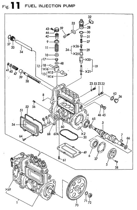 FUEL INJECTION PUMP (4TN82E-RK)