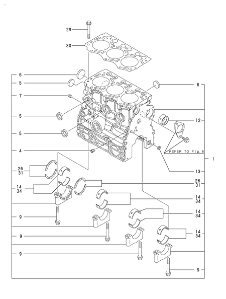 CYLINDER BLOCK (3TNV76-CSA3)