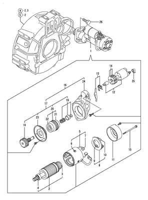 STARTER MOTOR (4TNV98T-NSA) STARTER MOTOR (4TNV98T-NSA)