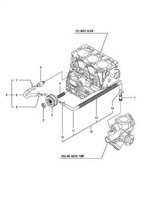 OIL COOLER (3TNV70-ASA) OIL COOLER (3TNV70-ASA)