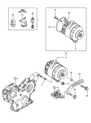 GENERATOR (4TNV84T-BGGE) GENERATOR (4TNV84T-BGGE)