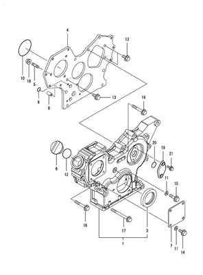 GEAR HOUSING (3TNV88F-ESGY) GEAR HOUSING (3TNV88F-ESGY)