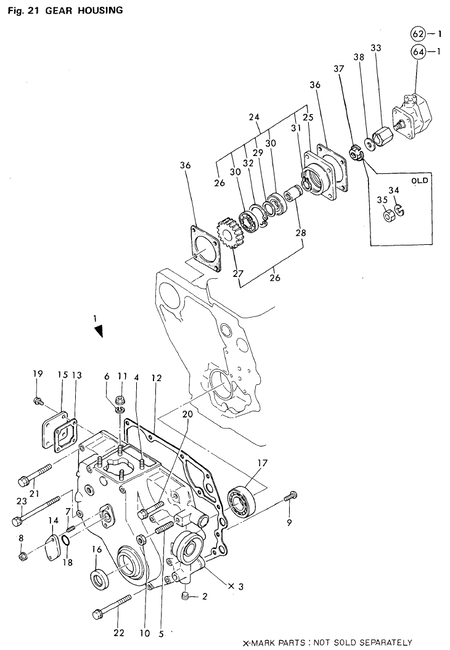 GEAR HOUSING (2T75U-N)